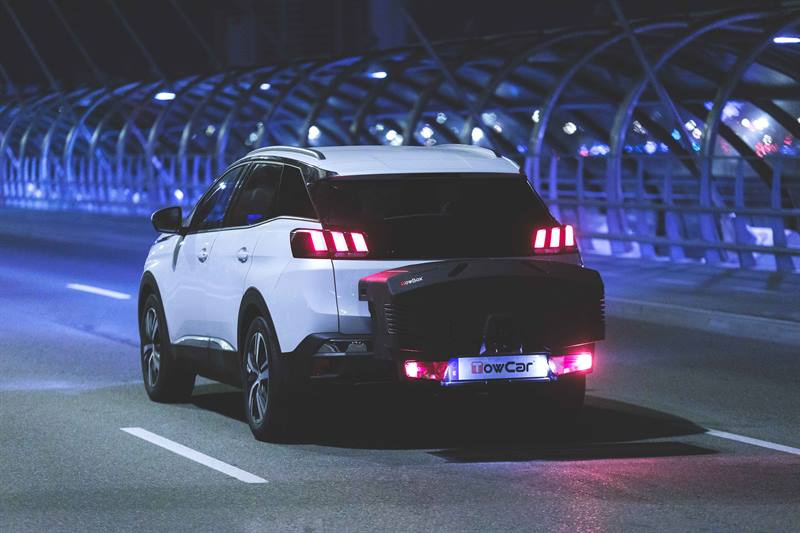 Towbox EVO urban black - bagagerek voor op de trekhaak