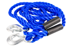 Sleepkabel met haken LAMPA sleepkabel 4m/18mm/5t blauw