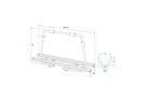 ProPlus 330242BL fietsendrager voor aanhanger, geschikt voor 2 fietsen (40 kg)