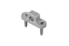 Set van drie horizontale metalen oogjes voor de ProPlus-luifel, bevestigingsbeugels voor het luifelframe.