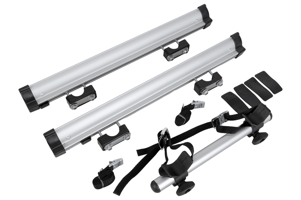 Platform met trekhaakbox + adapter voor het vervoeren van 3 fietsen Inter Pack Re-Cargo