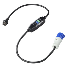 Schuko/CEE adapterkabel ProPlus 373589V01DE differentiële stroomonderbreker 150 cm